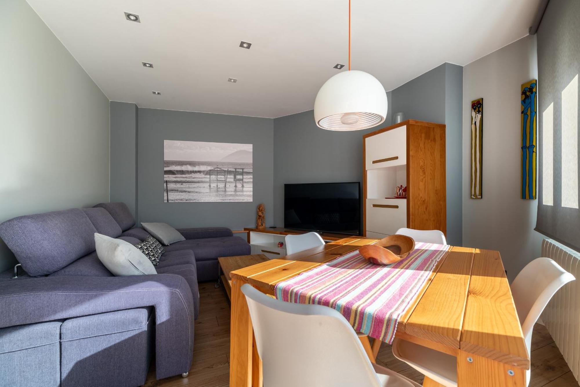 Apartamento Vistas Ria Con Parking Vigo Luaran gambar